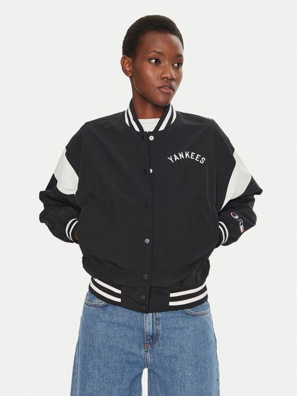 Champion Champion Bomber jakna Yankees 116470 Črna Loose Fit