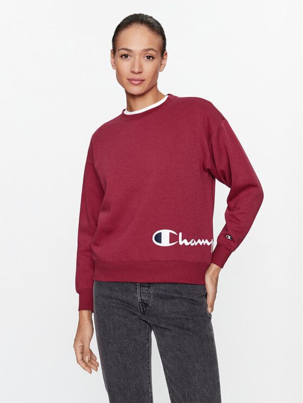 Champion Champion Jopa Crewneck Sweatshirt 116587 Bordo rdeča Regular Fit