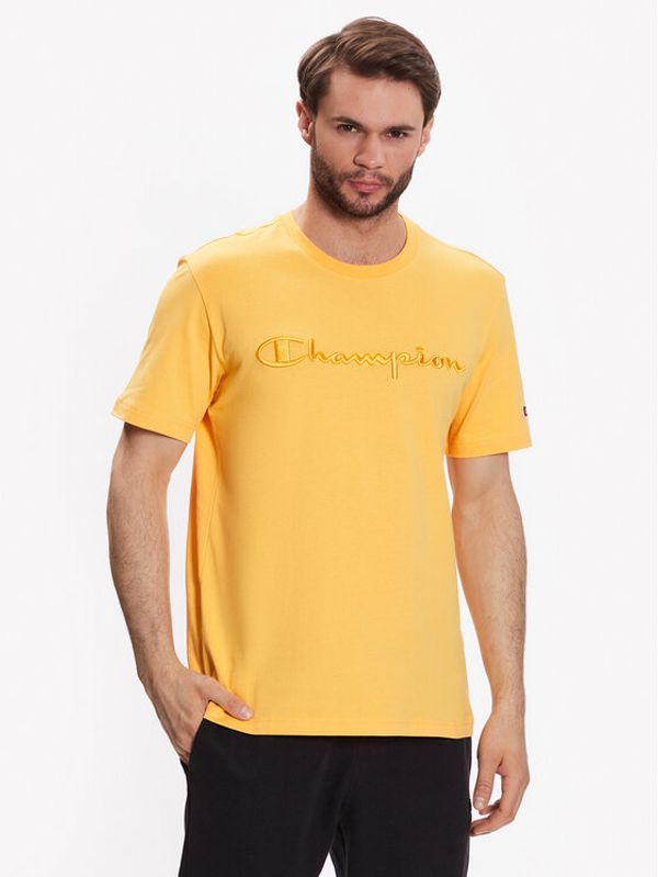 Champion Champion Majica 218490 Oranžna Regular Fit