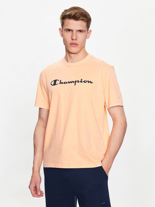 Champion Champion Majica 218604 Oranžna Regular Fit