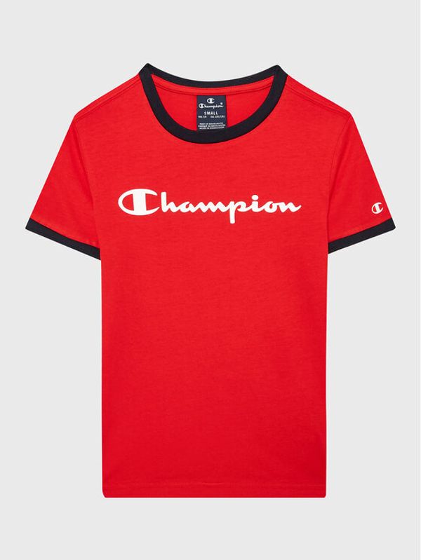 Champion Champion Majica 306286 Rdeča Regular Fit