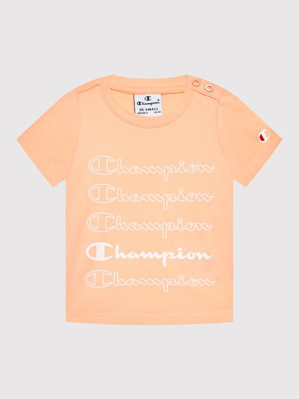 Champion Champion Majica 404389 Oranžna Regular Fit