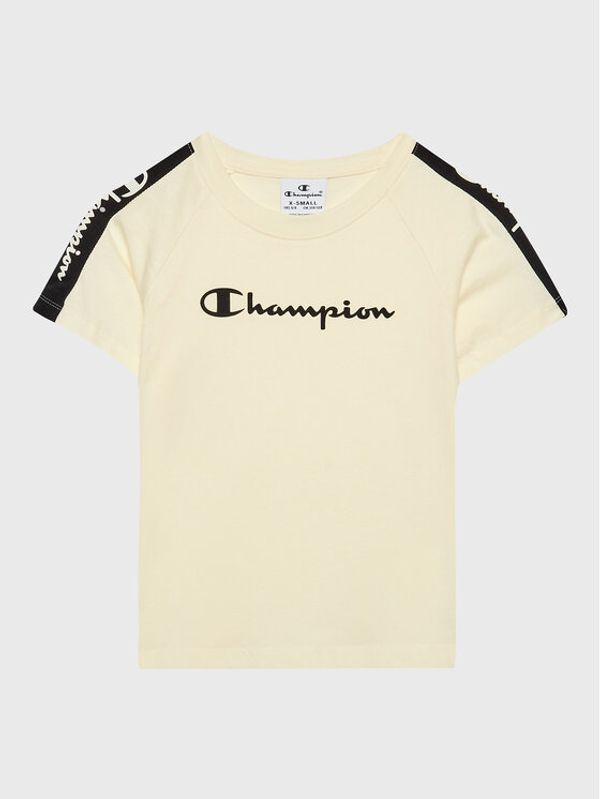 Champion Champion Majica 404473 Écru Regular Fit