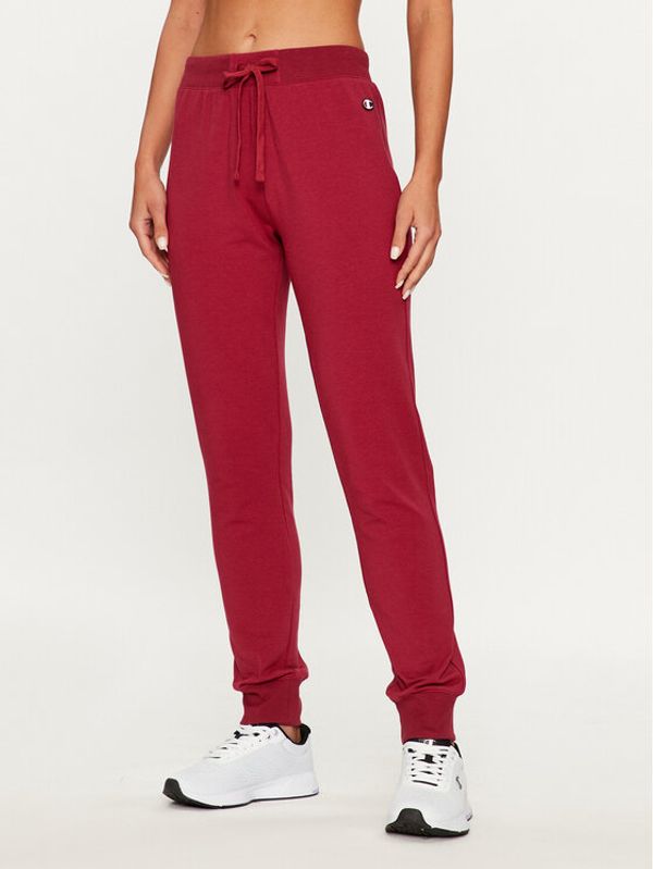 Champion Champion Spodnji del trenirke Rib Cuff Pants 116605 Bordo rdeča Regular Fit