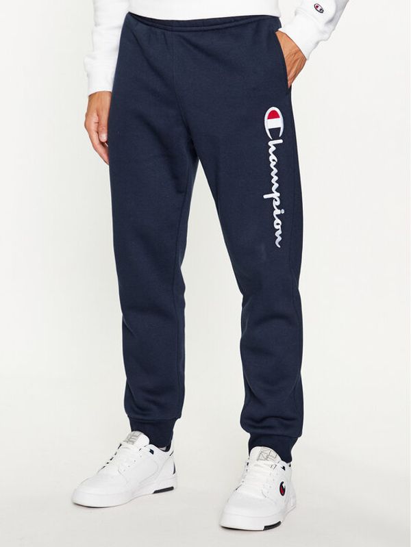 Champion Champion Spodnji del trenirke Rib Cuff Pants 219418 Mornarsko modra Comfort Fit