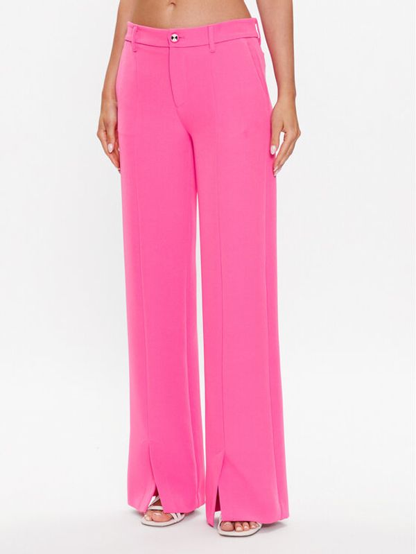 Chiara Ferragni Chiara Ferragni Hlače iz tkanine 74CBA147 Roza Regular Fit