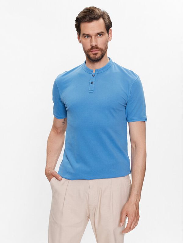 CINQUE CINQUE Polo majica Cilano 2935 Modra Shaped Fit