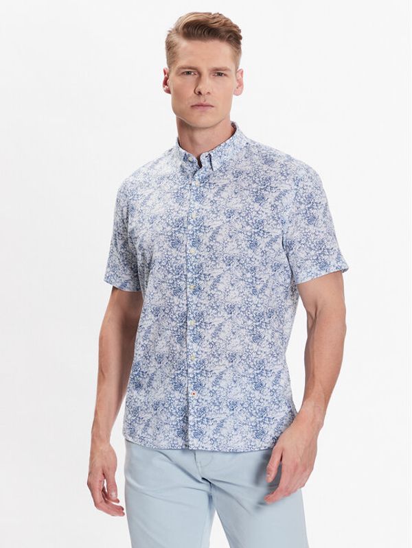 CINQUE CINQUE Srajca Cispace 2336 Modra Regular Fit