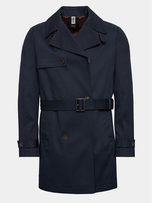 CINQUE CINQUE Trenčkot Cidouble 2007 Mornarsko modra Regular Fit