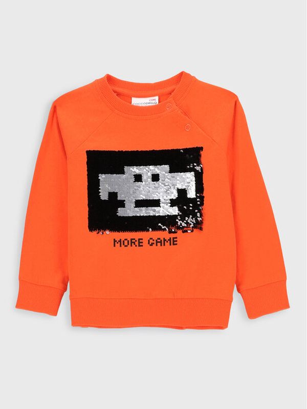 Coccodrillo Coccodrillo Bluza MINECRAFT ZC2143105GAK Oranžna Regular Fit