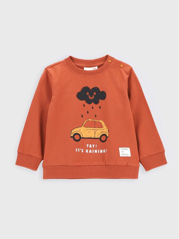 Coccodrillo Coccodrillo Bluza ZC2143102CON Rjava Regular Fit