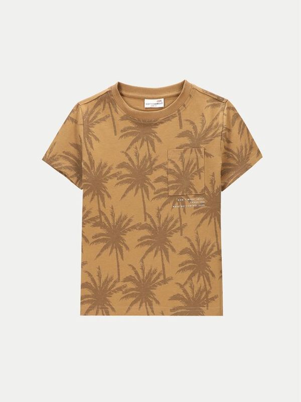 Coccodrillo Coccodrillo Majica WC4143203NWK Bež Regular Fit