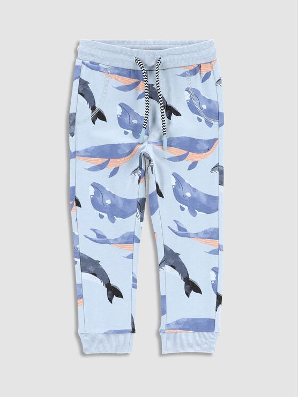 Coccodrillo Coccodrillo Spodnji del trenirke WC3122101NWN Modra Regular Fit