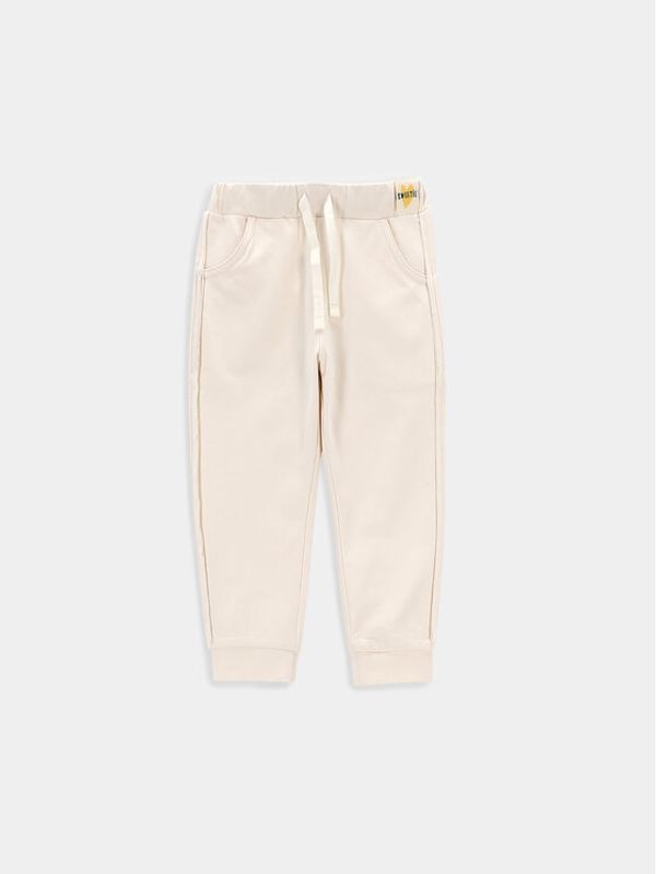 Coccodrillo Coccodrillo Spodnji del trenirke WC4120101CEN Écru Regular Fit