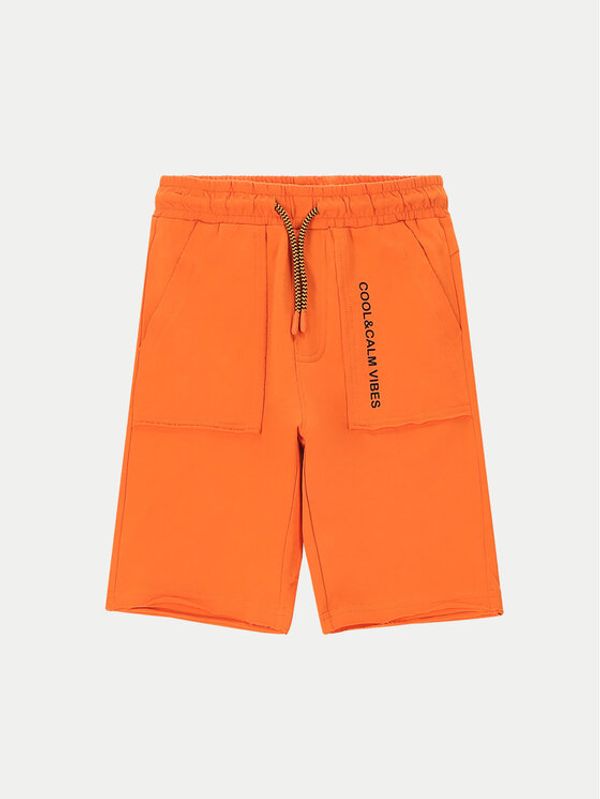 Coccodrillo Coccodrillo Športne kratke hlače WC4120501VBC Oranžna Regular Fit