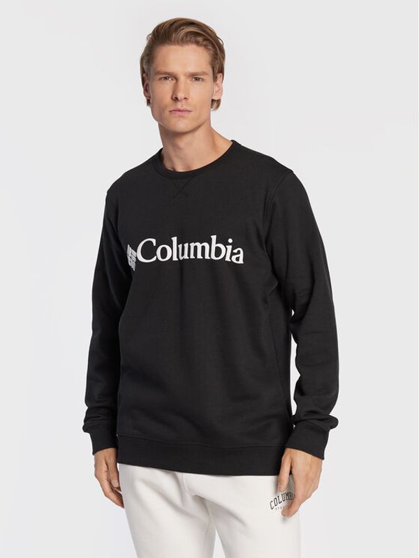 Columbia Columbia Jopa Logo Fleece Crew 1884931 Črna Regular Fit