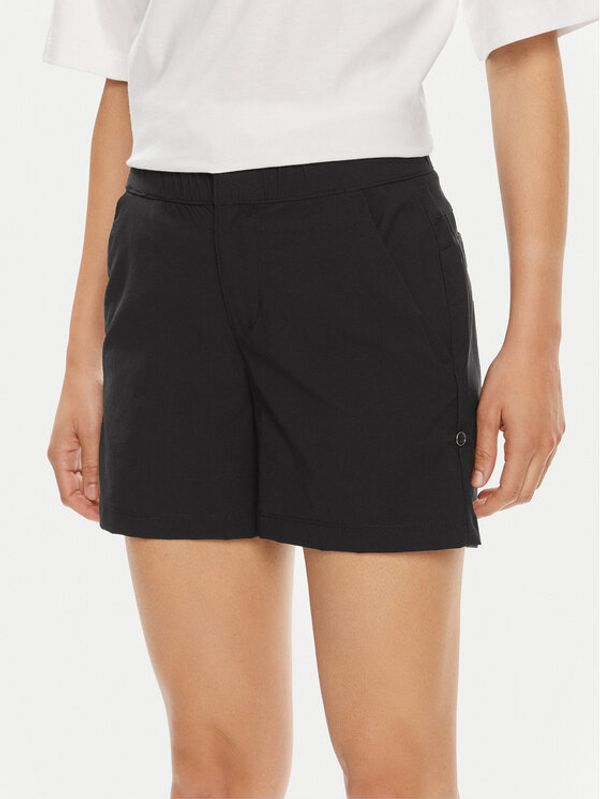 Columbia Columbia Kratke hlače iz tkanine Firwood Camp™ II Short 1885313 Črna Active Fit