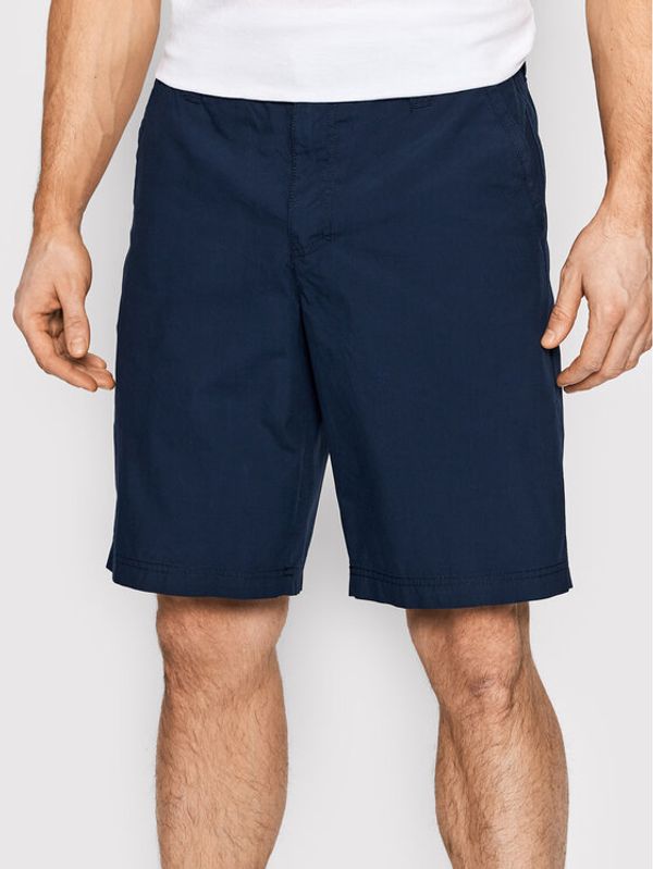 Columbia Columbia Kratke hlače iz tkanine Washed Out 1491953 Mornarsko modra Regular Fit