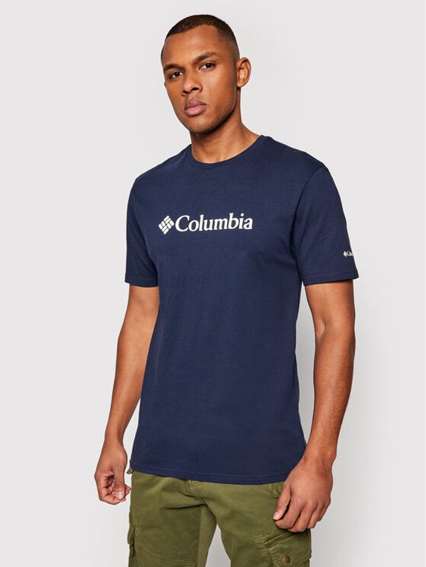 Columbia Columbia Majica Csc Basic Logo™ 1680053 Mornarsko modra Regular Fit