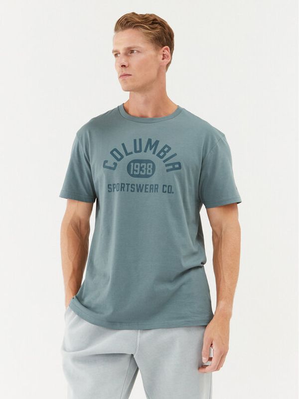 Columbia Columbia Majica CSC Basic Logo™ Short Sleeve Zelena Regular Fit