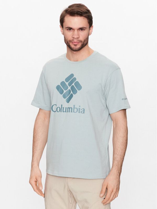 Columbia Columbia Majica Pacific Crossing™ II Graphic 2036472 Zelena Regular Fit