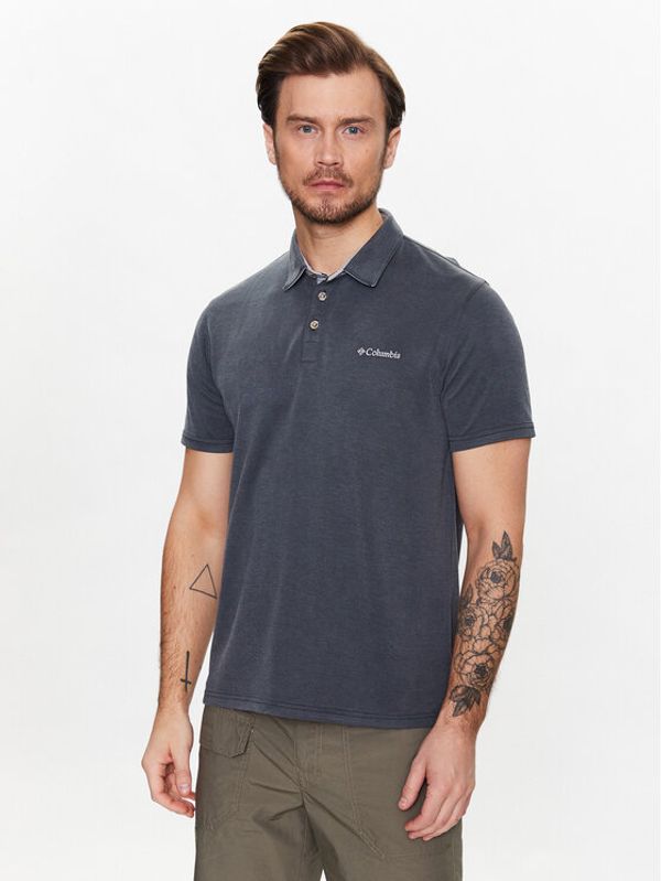 Columbia Columbia Polo majica Melson Point 1772721 Siva Regular Fit