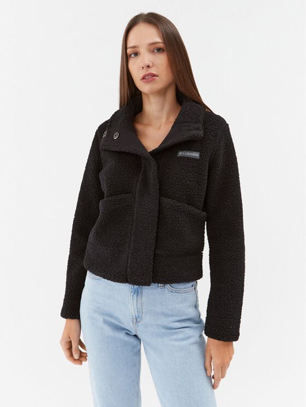 Columbia Columbia Prehodna jakna Panorama™ Snap Fleece Jacket Črna Regular Fit