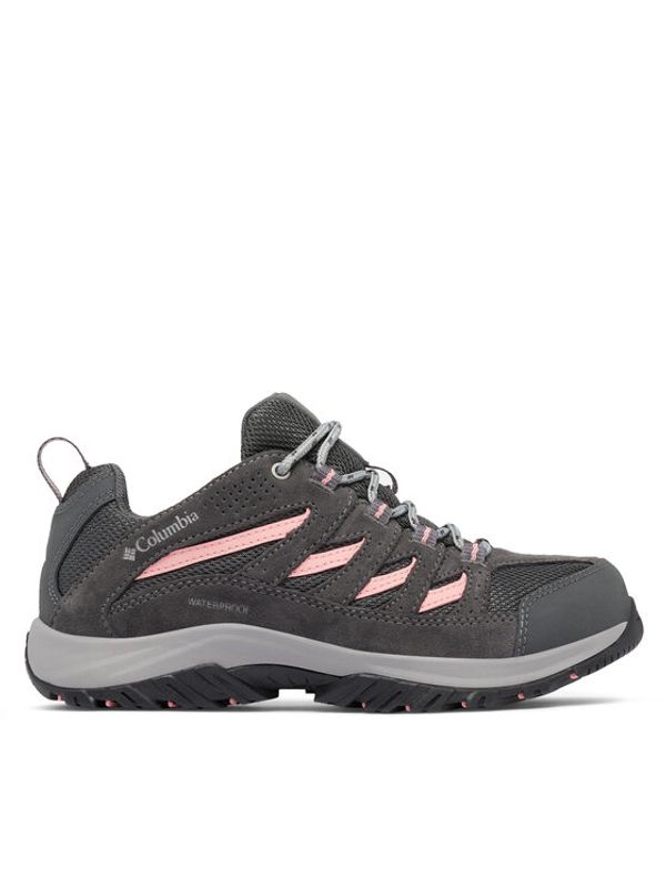 Columbia Columbia Trekking čevlji Crestwood Waterproof 2099881 Siva