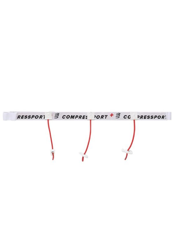 Compressport Compressport Športni pas Race Belt CU00013B Bela