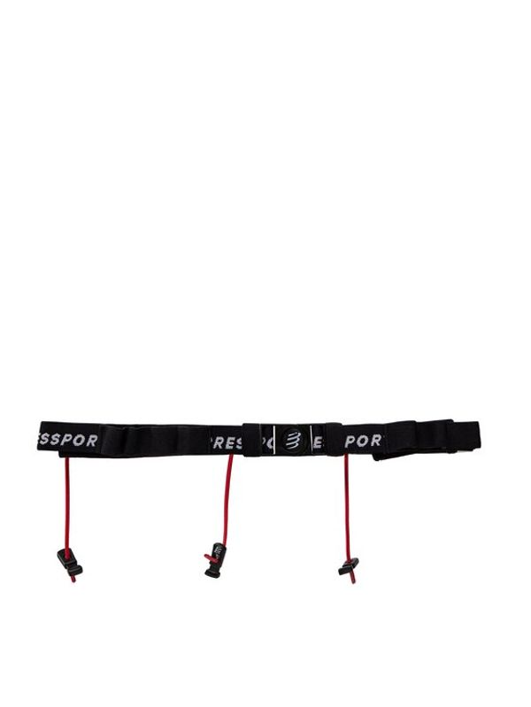 Compressport Compressport Športni pas Race Number Belt CU00013B Črna