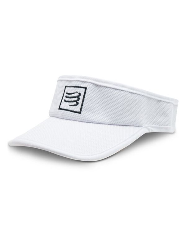 Compressport Compressport Športni trak s šiltom Visor CU00054B Bela