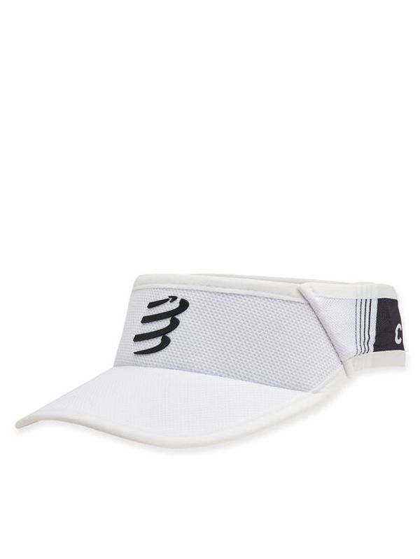 Compressport Compressport Športni trak s šiltom Visor Ultralight XHWU3890002 Bela