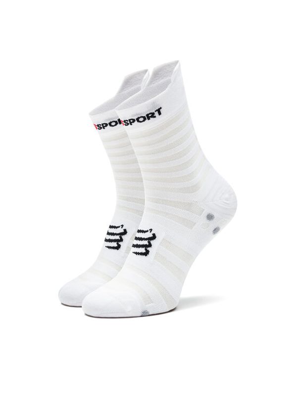 Compressport Compressport Visoke nogavice Unisex Pro Racing Socks V4.0 Ultralight Run High XU00050B Bela