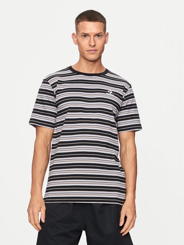 Converse Converse Majica M Loose Fit Striped Tee 10027159-A01 Črna Loose Fit