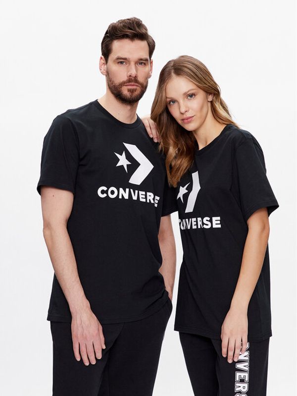 Converse Converse Majica Unisex Chuck Patch 10025458-A02 Črna Standard Fit