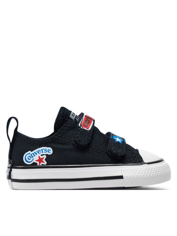 Converse Converse Modne superge Chuck Taylor All Star Easy On Sticker Stash A06359C Črna