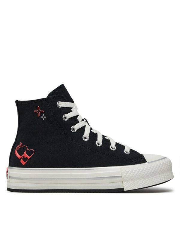 Converse Converse Modne superge Chuck Taylor All Star Eva Lift A09121C Črna