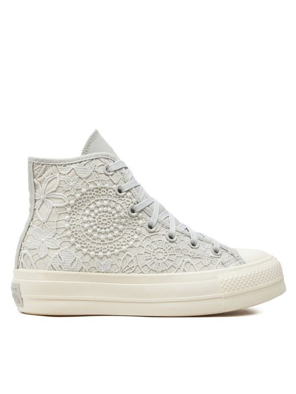 Converse Converse Modne superge Chuck Taylor All Star Lift Platform Butterflies A07538C Bela