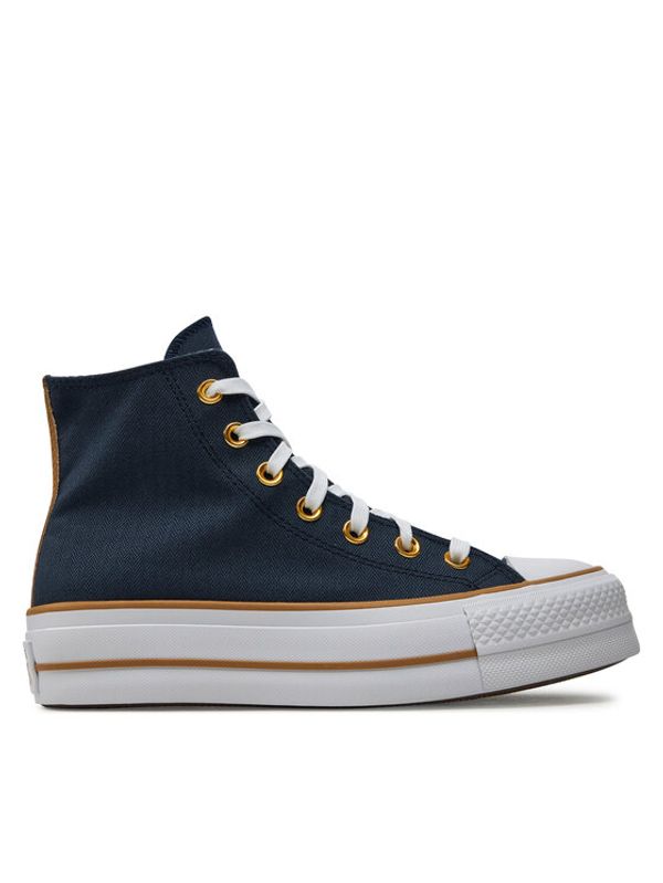 Converse Converse Modne superge Chuck Taylor All Star Lift Platform Herringbone Stripe A08860C Modra