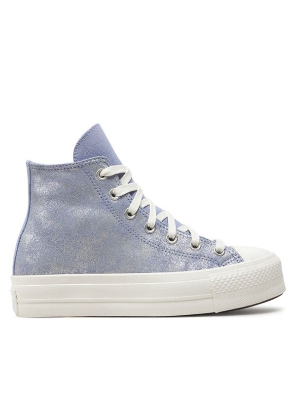 Converse Converse Modne superge Chuck Taylor All Star Lift Platform Suede Shimmer A11549C Vijolična