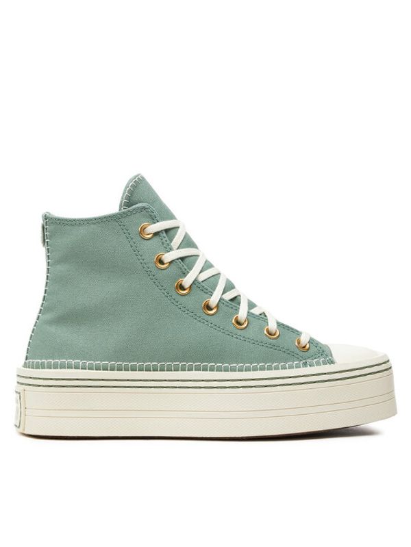 Converse Converse Modne superge Chuck Taylor All Star Modern Lift Platform Crafted Stitching A07547C Zelena