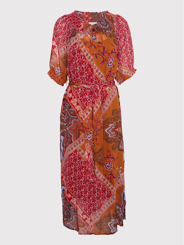 Cream Cream Poletna obleka Smilla 10610041 Pisana Straight Fit