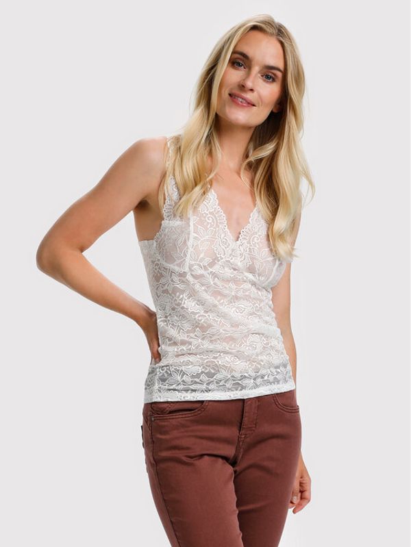 Cream Cream Top Glaze 10604095 Bela Regular Fit