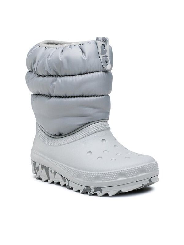 Crocs Crocs Škornji za sneg Classic Neo Puff Boot K 207684 Siva