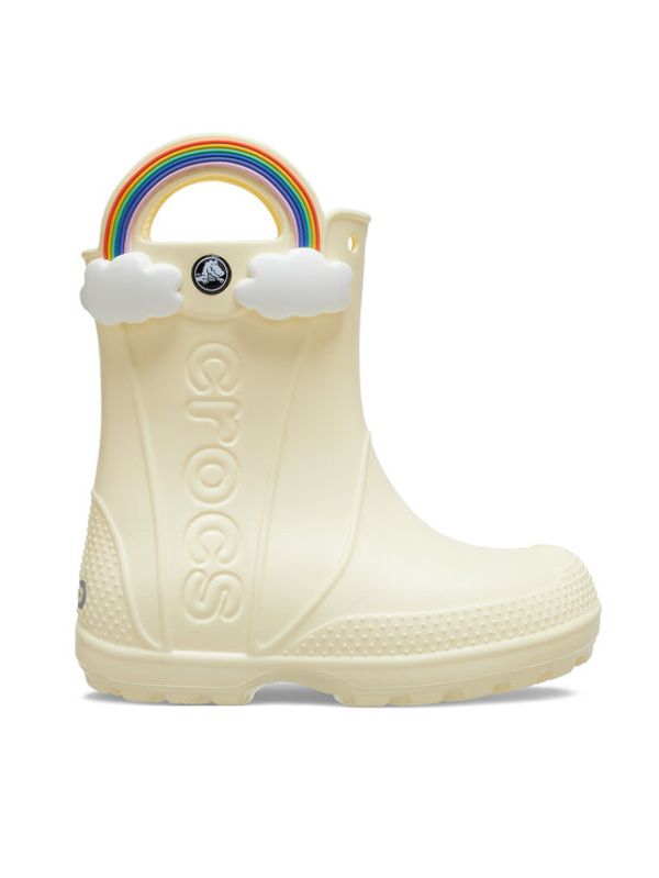 Crocs Crocs Gumijasti škornji Handle It Rainbow Rain Boot Kids 210026 Rumena