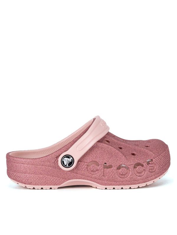 Crocs Crocs Natikači BAYA GLITTER CLOG KIDS 207015-6SR Roza