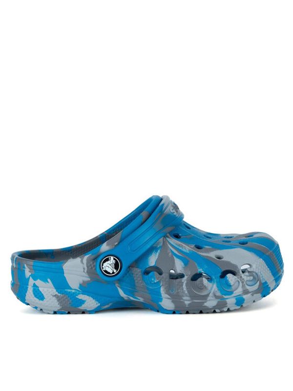 Crocs Crocs Natikači BAYA MARBLED CLOG KIDS 207016-4GL Mornarsko modra