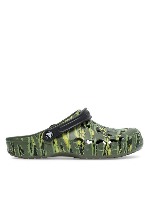 Crocs Crocs Natikači BAYA SEASONAL PRINTED CLOG 206230-9CX Zelena