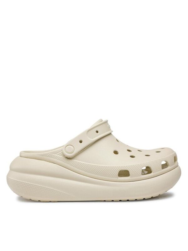 Crocs Crocs Natikači Classic Crush Clog 207521 Bež