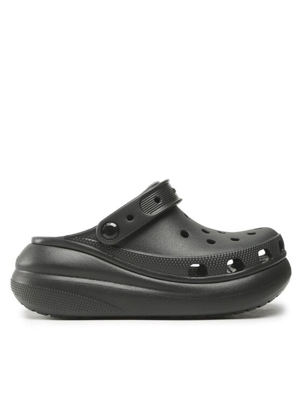 Crocs Crocs Natikači Classic Crush Clog 207521 Črna